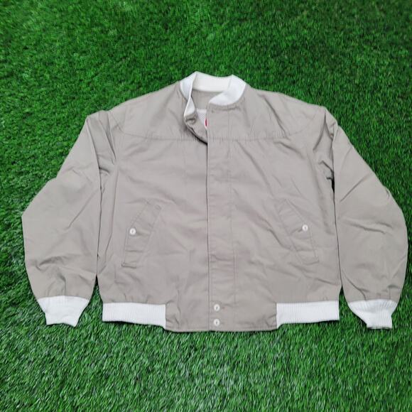 VTG 80s Lapaz by Catalina Bomber Jacket Mens L Boxy Fit USA Made - Picture 1 of 13